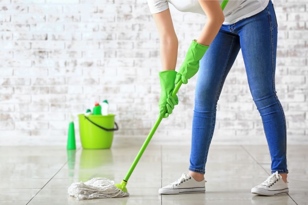 Tile floor cleaning | Shelley Carpets