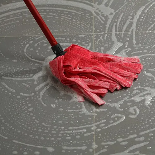 Tile flooring mopping | Shelley Carpets
