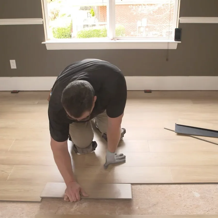 Luxury vinyl flooring installation | Shelley Carpets